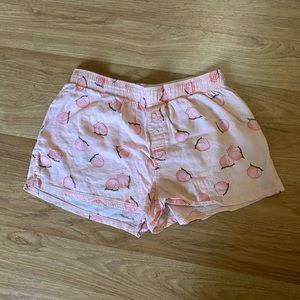 Victorias Secret Pink PJ shorts. Peach in color